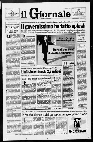 Il giornale : quotidiano del mattino